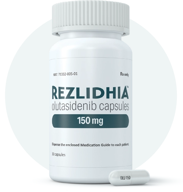 REZLIDHIA offers convenient oral dosing and is taken twice a day