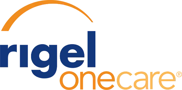 Logo for Rigel Onecare, a program that provides dedicated support for patients